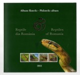 Album filatelic - Reptile din Rom&acirc;nia (bilingv) - LP 1887C