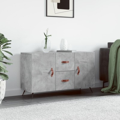 vidaXL Dulap, gri beton, 100x36x60 cm, lemn compozit 828144 foto