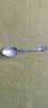 Lingurita din argint masiv Sterling 21,5 g, 3 poansoane, monograma, Tacamuri