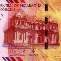 NICARAGUA █ bancnota █ 500 Cordobas █ 2014 █ P-214 █ UNC necirculata