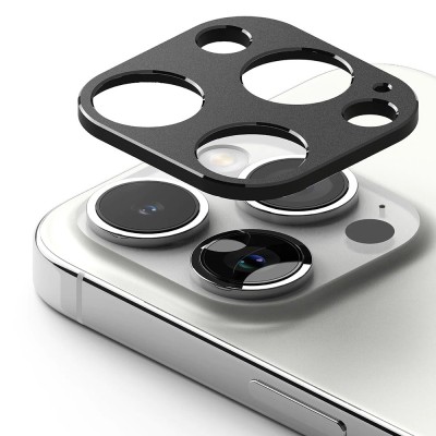 Protectie camera iPhone 15 Pro Ringke Camera Styling, negru foto