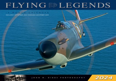 Flying Legends 2024: 16-Month Calendar: September 2023 to December 2024 foto
