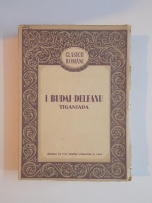 TIGANIADA de I. BUDAI DELEANU , 1953 foto