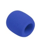 Burete microfon albastru mare 75x60mm Azusa MIK1574C, Oem