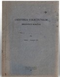 Cresterea colectiunilor Bibliotecii romane IV ian-dec. 1953, Freiburg (Germania)