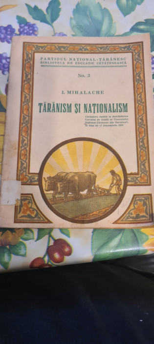 Ion Mihalache Taranism si nationalism