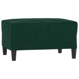 Cumpara ieftin Taburet, verde inchis, 70x55x41 cm, catifea