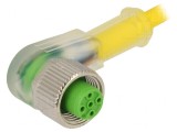 Cablu de Conectare M12 3 PIN Unghi 10m 4A