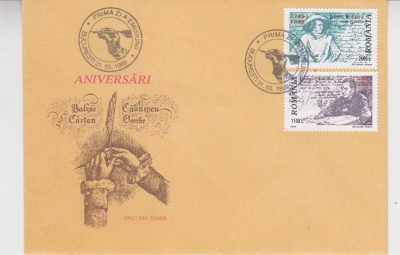 C12 - FDC Romania - Aniversari - Personalitati - LP1486 - 1999 foto