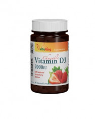 VITAMINA D 2000UI MASTICABILA ? 90 COMPRIMATE foto