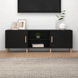 Comodă TV, negru, 150x30x50 cm, lemn compozit, vidaXL