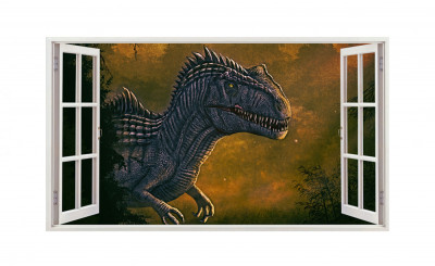 Sticker decorativ cu Dinozauri, 85 cm, 4333ST foto