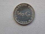 1/10 GULDEN 1956 ANTILELE OLANDEZE-argint, America Centrala si de Sud