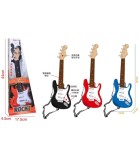 Chitară Rock pentru Copii Mică cu Baterii 44 Cm &icirc;n Cutie 3 Culori
