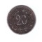 Moneda 20 heller 1917, stare buna, patina vopsita