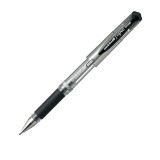Pix cu gel Uni-ball Signo Broad UM-153, 0.7mm, cu capac, corp transparent, grip cauciucat, scris negru