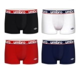 Set 4 boxeri pentru barbati Umbro, multicolor, marime XL - OUTLET