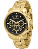 Cumpara ieftin Ceas Barbati Maserati Successo R8873621013 Quartz, Inox, 44mm, Negru/Verde/Rosu/Auriu/Argintiu/Maro/Gri