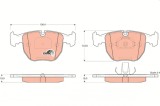TRW GDB1261 COTEC set placute frana,frana disc
