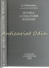 Istoria Literaturii Romane - G. Calinescu, Universitas, 1993, Editie Cartonata, Studiu Critic