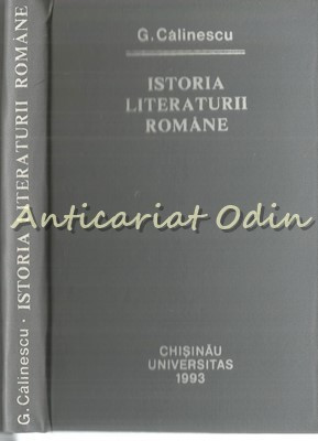 Istoria Literaturii Romane - G. Calinescu foto
