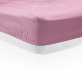 Cumpara ieftin Cearceaf de pat cu elastic Heinner Home, 160x200 cm, bumbac, roz