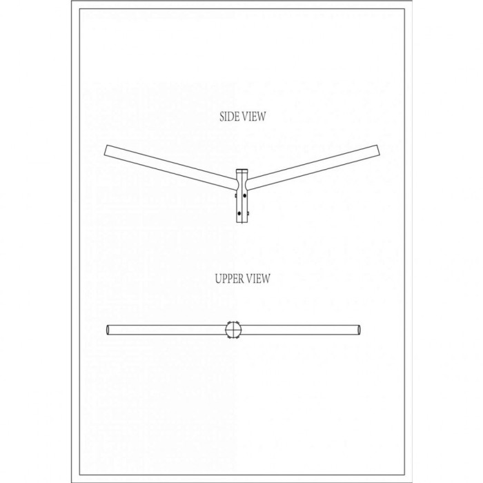 Brat Dublu Drept 180&deg; 1.5M