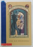 ' A SERIES OF UNFORTUNATE EVENTS ' , BOOK THE FIRST : THE BAD BEGINNING by LEMON SNICKETT , illustrations by BRETT HEKQUIST , 1999