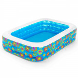 Piscina gonflabila dreptunghiulara, 3 inele, Bestway, 229 x 152 x 56 cm