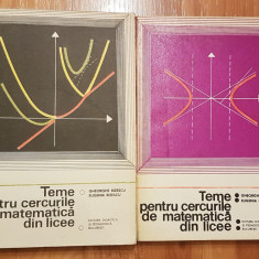 Teme pentru cercurile de matematica din licee de Gheorghe Rizescu (2 vol)