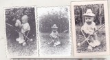 bnk foto Copil cu carucior pentru papusi - anii `60-`70 - 3 fotografii