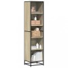 Gossi biblioteca, stejar sonoma, 40x35x170,5 cm, pal