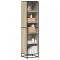 Gossi biblioteca, stejar sonoma, 40x35x170,5 cm, pal
