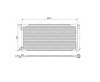 Condensator AC Toyota Auris, 05.2015-12.2018 Motor 1.2 Turbo Benzina Aluminiu/Aluminiu Brazat, 699x333x12, Cu Uscator Si Filtru Integrat, iesire : 10, Valeo