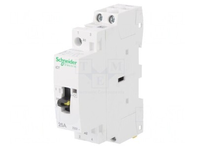 Contactor 2P 25A 220VAC NO IP20 foto