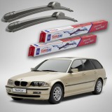 Cumpara ieftin Ștergătoare BMW Seria 3 Touring (E46) 1999-2005 | Set Față Flat &ndash; TeamCar&reg;