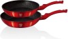 Set 2 tigai marmorate 22/26 CM, Burgundy, Berlinger Haus