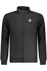 U.S. Grand POLO Bluza barbati cu fermoar si logo brodat, regular fit, negru, M foto