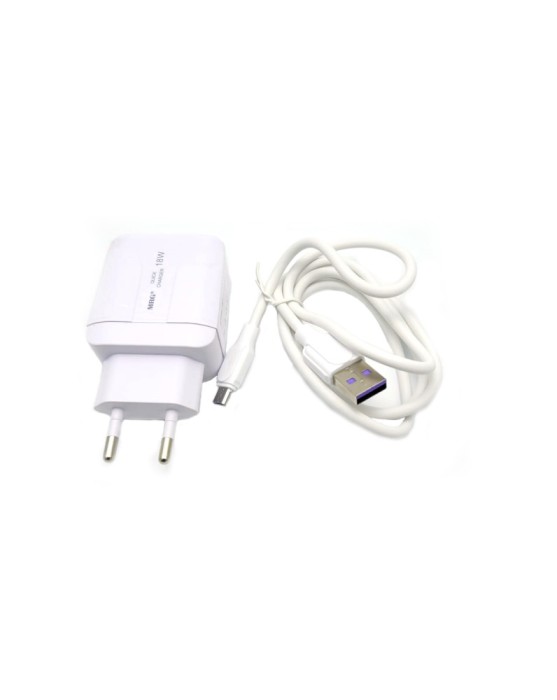 Incarcator Retea MRG MJX610, 18 W, USB PD TypeC, Cablu MicroUSB inclus C496