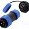 Conector circular tată-mamă 3 pini IP67 500V lipire CONNFLY