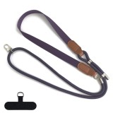 Asteroid GSM - UrbanLoop (TLN13P) - Neck/Crossbody Wear, for Phone Cases, 100cm-140cm Length Adjustmen, Nylon + PU - Purple