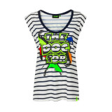 Valentino Rossi tricou de dama VR46 - Classic (Striped) 2020 - XL