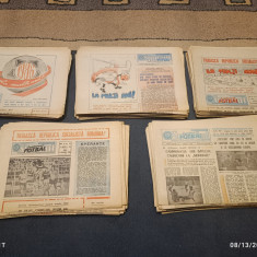 Colecție de ziare fotbal: "Fotbal supliment", "Fotbal", "Fotbal plus" - 1.043 nr