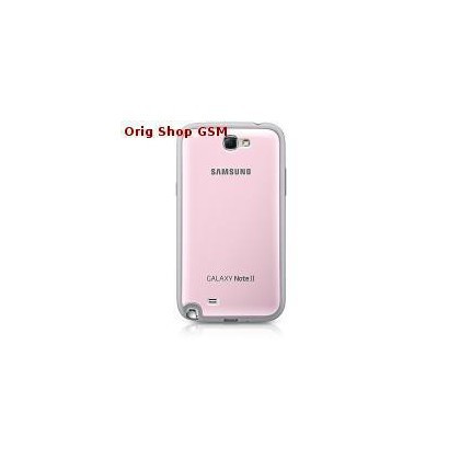Husa plastic Samsung Galaxy Note II N7100 EFC-1J9BP roz Blister