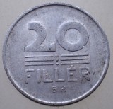 7.970 UNGARIA 20 FILLER 1965 BP, Europa, Aluminiu