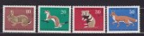 GERMANIA 1967 FAUNA ANIMALE SERIE MNH, Nestampilat