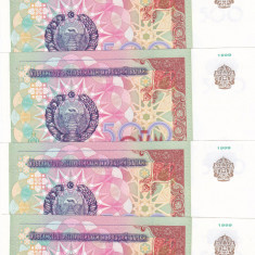 Bancnota Uzbekistan 500 Sum 1999 - P81 UNC ( pret pt. 5 bancnote consecutive )
