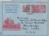 FILATELIE TEMATICA - PLIC INIDA TEMATICA AVION AVIOANE AVIATIE AIRMAIL AEROGRAM, Stampilat