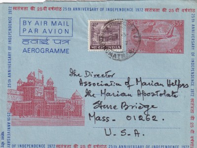 FILATELIE TEMATICA - PLIC INIDA TEMATICA AVION AVIOANE AVIATIE AIRMAIL AEROGRAM foto