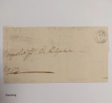 Romania 1860/70 - Scrisoare circulata DOROHOI